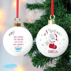 Personalised Tiny Tatty Teddy My 1st Christmas Stocking Bauble - Shop Christmas Baubles At Gift Moments - 5