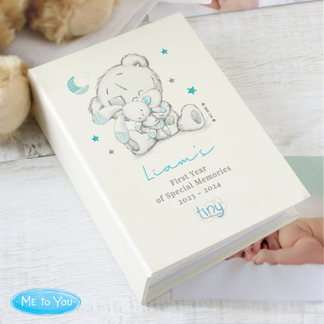 Personalised Tiny Tatty Teddy Blue 6x4 Photo Album with Sleeves: 4 - Photo Albums