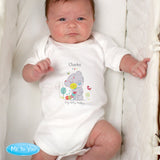 Personalised Tiny Tatty Teddy Cuddle Bug 0-3 Months Baby Vest: 1 - Baby Clothing
