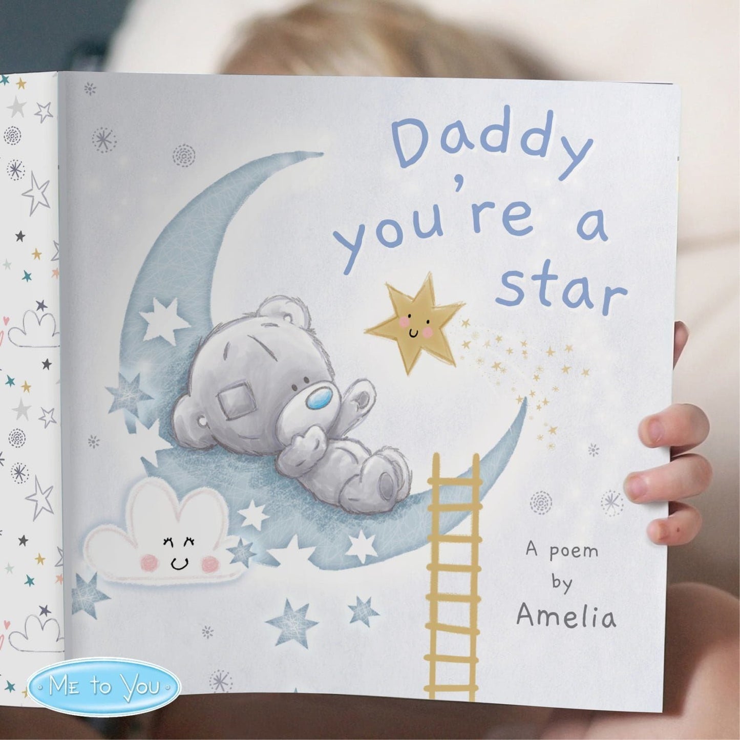 Personalised Tiny Tatty Teddy Daddy You’re A Star Poem Book: 3 - Books