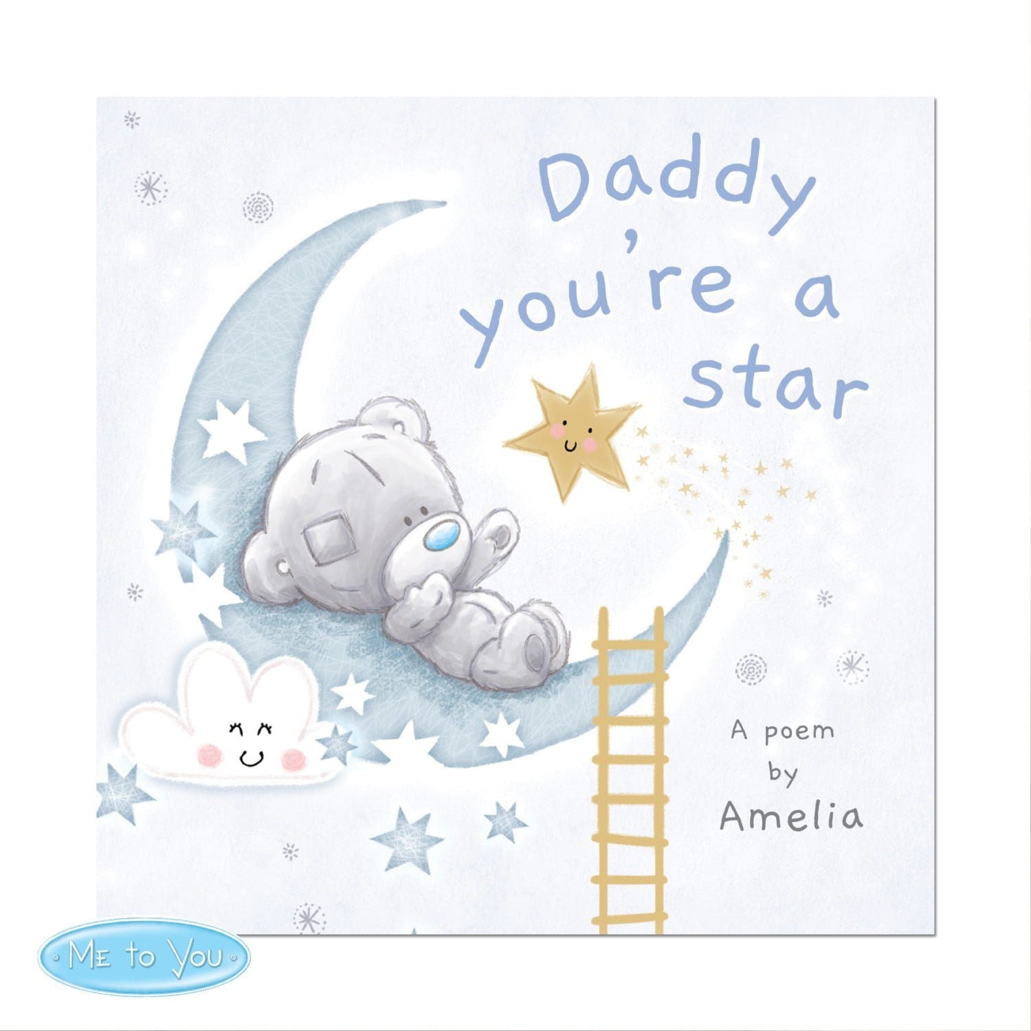 Personalised Tiny Tatty Teddy Daddy You’re A Star Poem Book: 9 - Books
