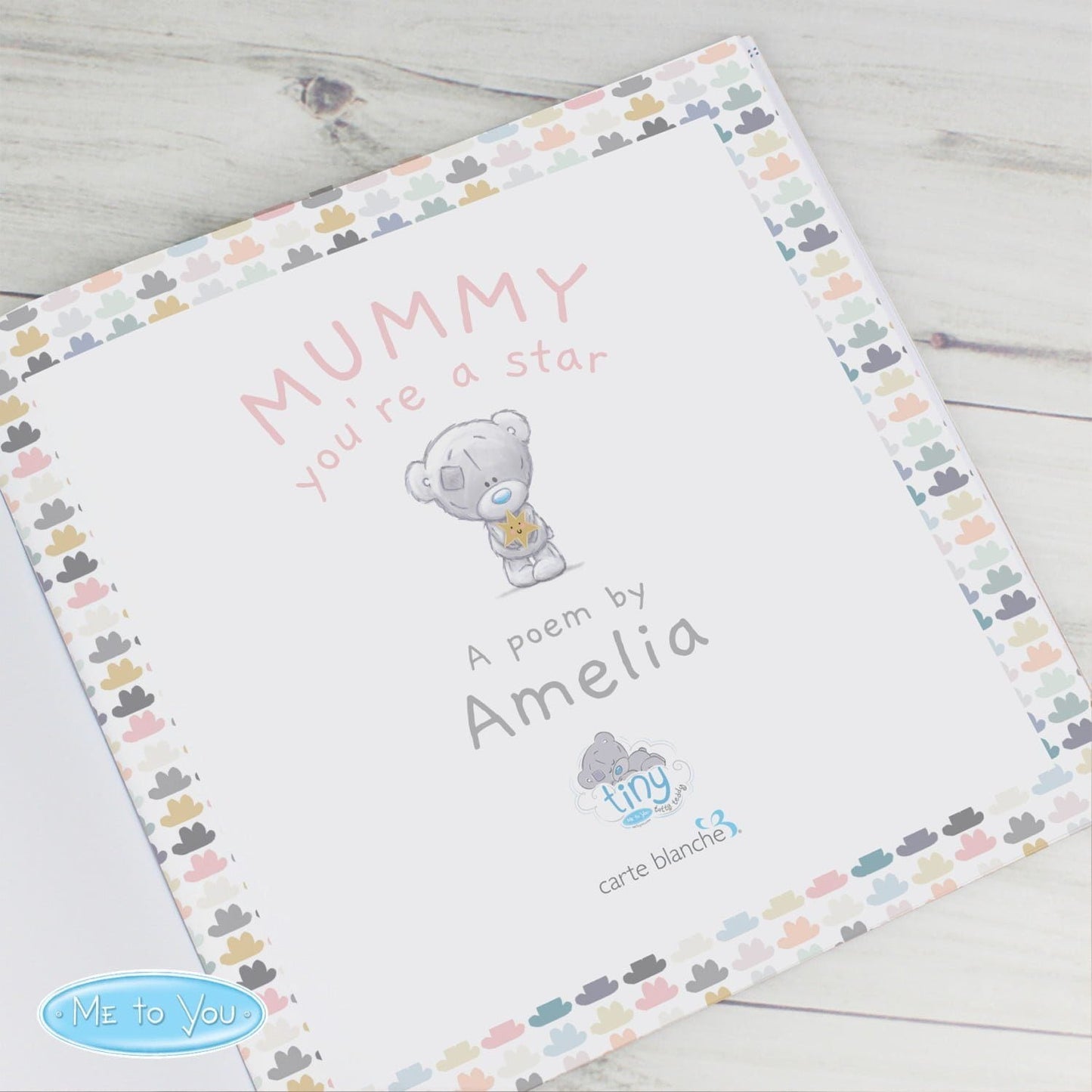 Personalised Tiny Tatty Teddy Mummy You’re A Star Poem Book: 3 - Books
