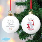 Personalised Tiny Tatty Teddy ’My 1st Christmas’ Bauble - Shop Christmas Baubles At Gift Moments - 1