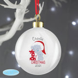 Personalised Tiny Tatty Teddy ’My 1st Christmas’ Bauble: 3 - Christmas Baubles