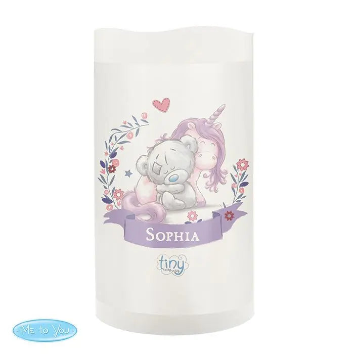 Personalised Tiny Tatty Teddy Unicorn Nightlight LED Candle: 3 - LED Lighting