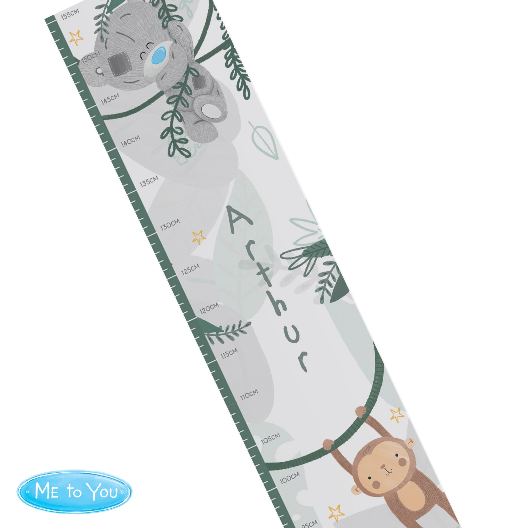 Personalised Tiny Tatty Teddy Wild One Height Chart: 4 - Height Charts