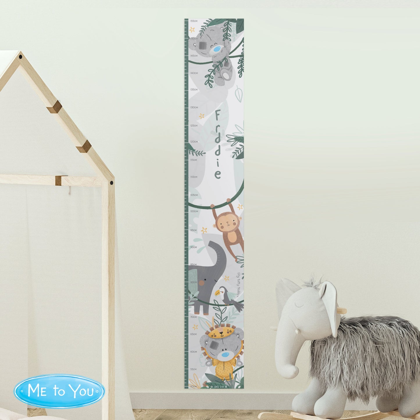Personalised Tiny Tatty Teddy Wild One Height Chart: 6 - Height Charts
