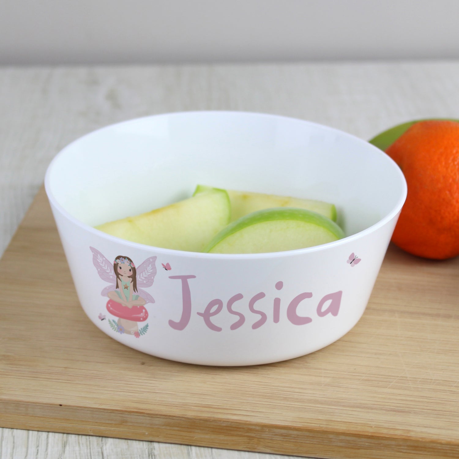 Personalised Toadstool Fairy Plastic Bowl: 2 - Tableware By Gift Moments