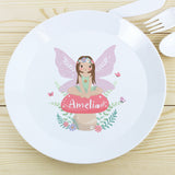 Personalised Toadstool Fairy Plastic Plate: 1 - Tableware By Gift Moments