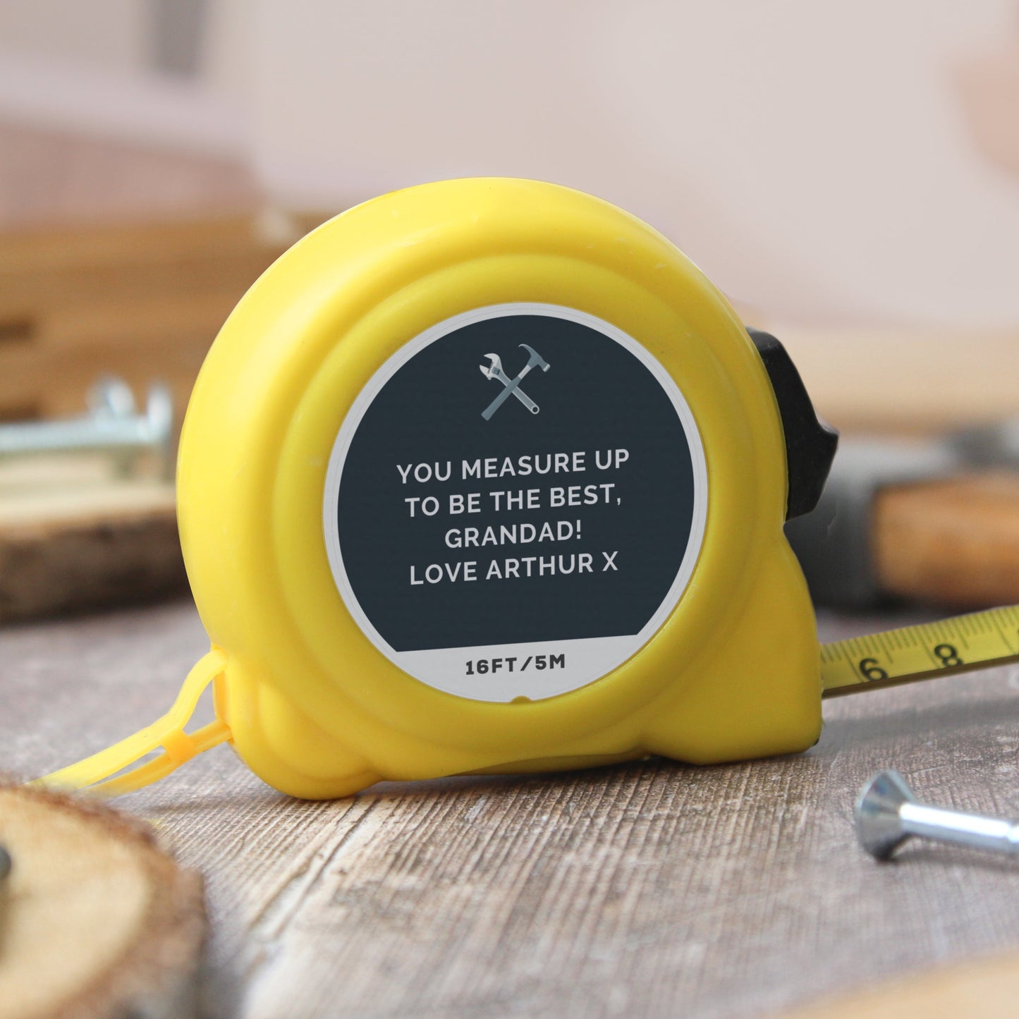 Personalised Tools Tape Measure: 2 - Tools & Storage By Gift Moments