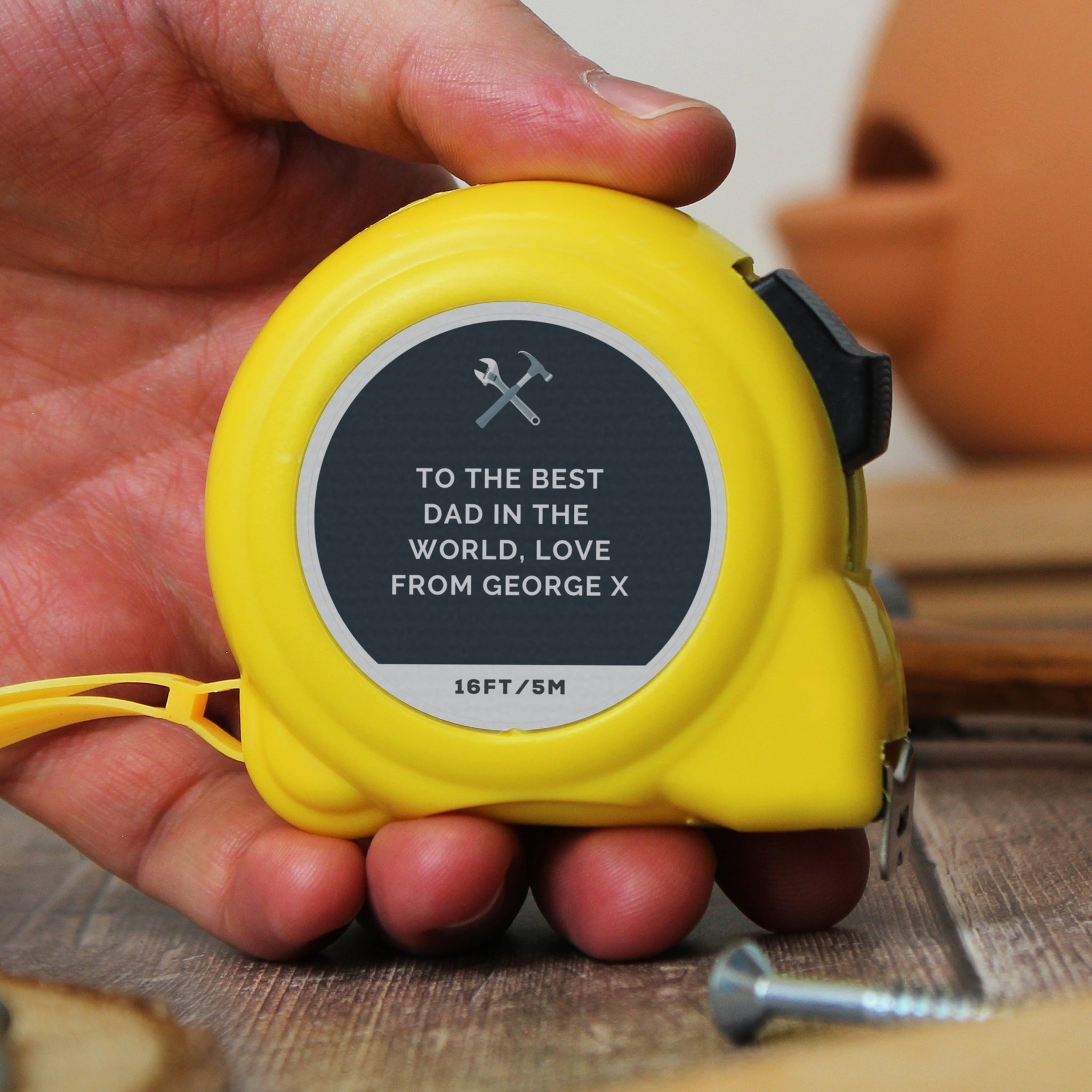 Personalised Tools Tape Measure: 4 - Tools & Storage By Gift Moments