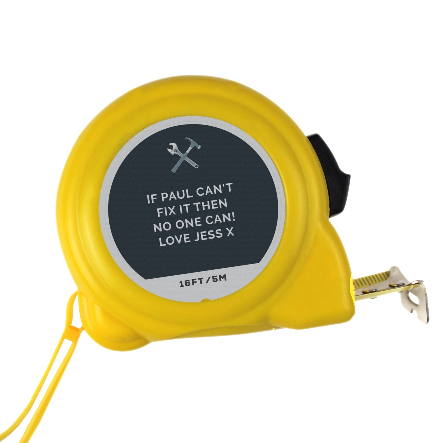 Personalised Tools Tape Measure: 5 - Tools & Storage By Gift Moments