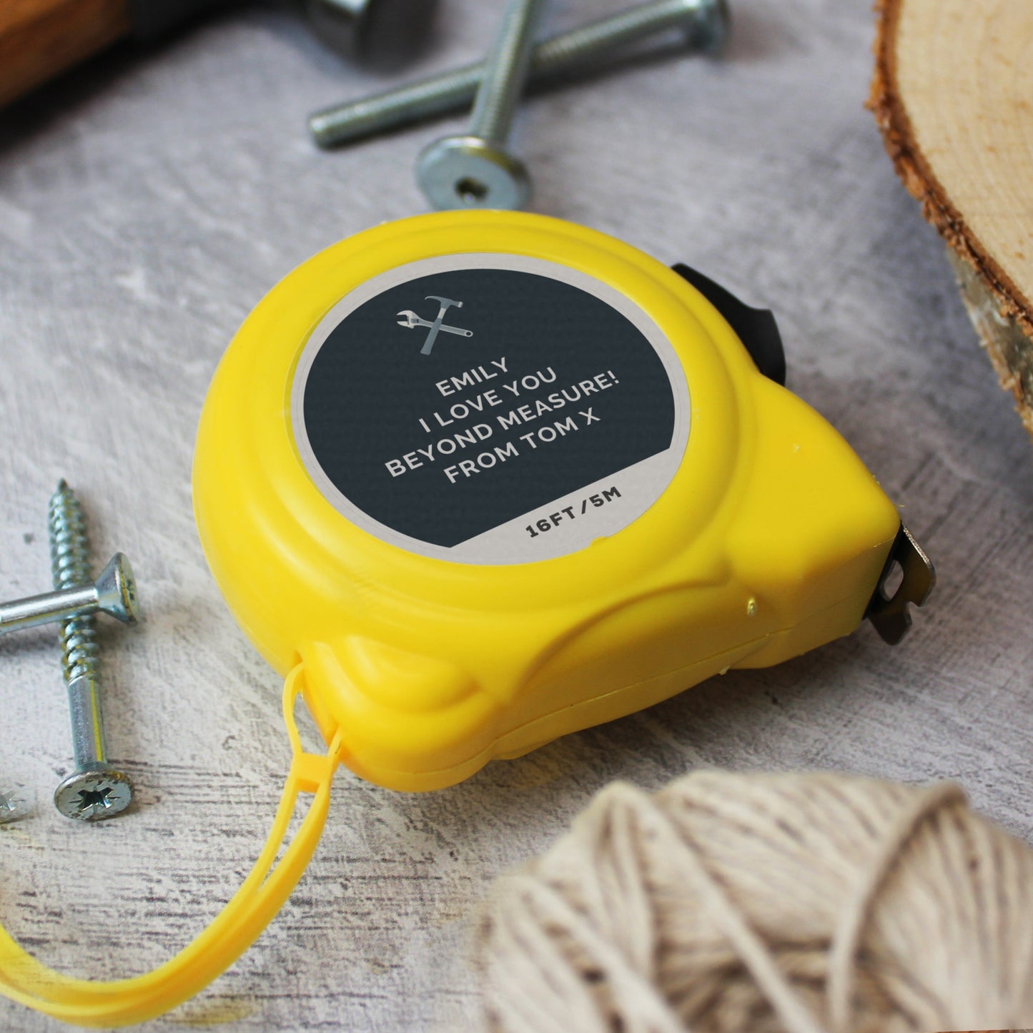 Personalised Tools Tape Measure: 1 - Tools & Storage By Gift Moments