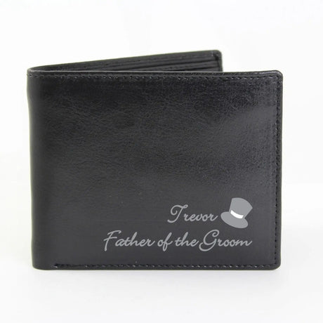 Personalised Top Hat Leather Wallet: 2 - Wallets & Money Clips By Gift Moments