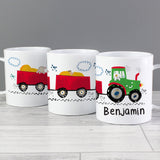 Personalised Tractor Plastic Mug: 2 - Plastic Mugs By Gift Moments