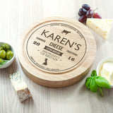 Personalised Traditional Brand Cheese Board Set: 6 - Cheese Boards By Gift Moments
