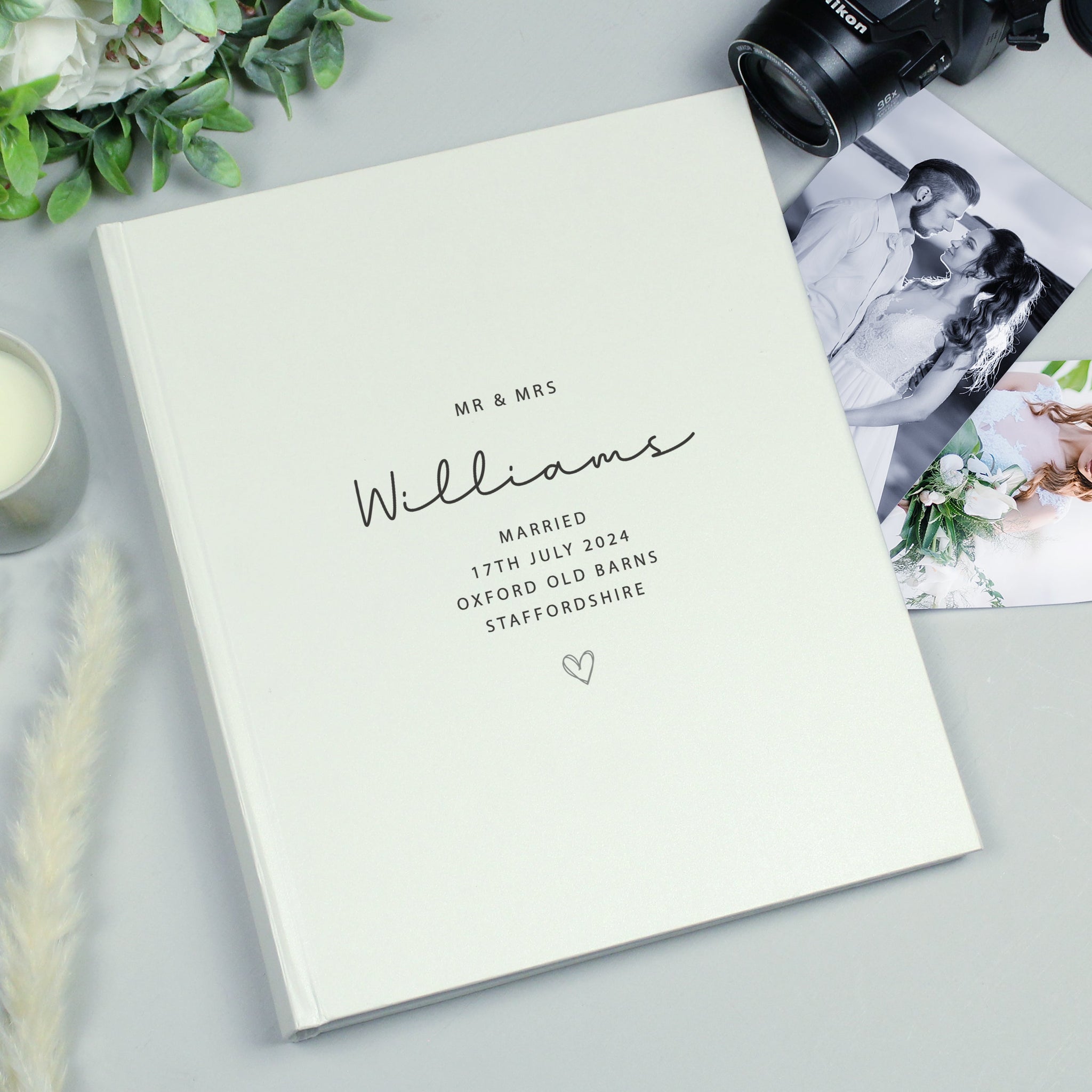 Personalised Traditional Photo Album: 1 - Photo Albums By Gift Moments