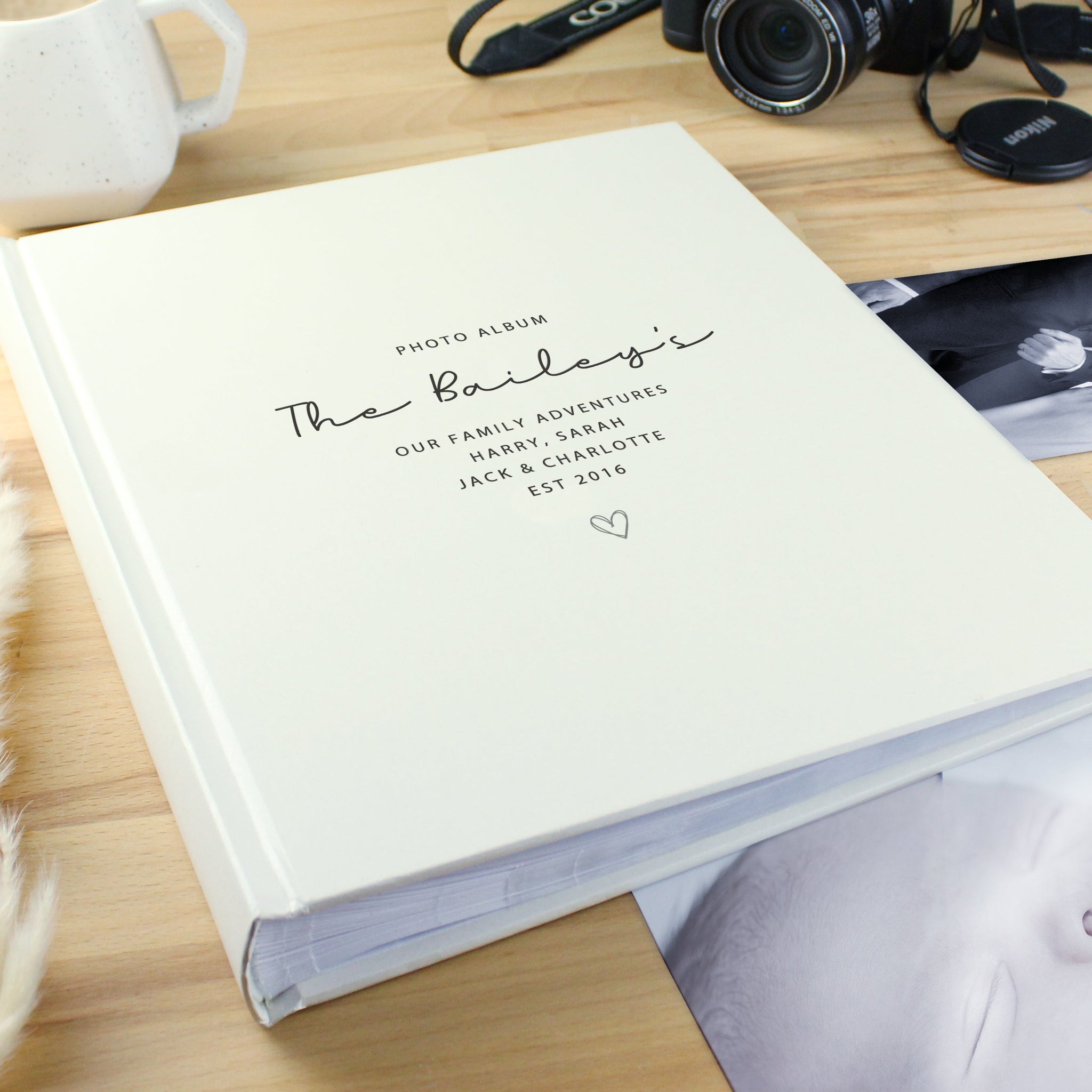 Personalised Traditional Photo Album: 4 - Photo Albums By Gift Moments