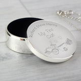 Personalised Train My First Curl Trinket Box: 5 - Trinket Boxes By Gift Moments
