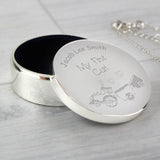 Personalised Train My First Curl Trinket Box: 2 - Trinket Boxes By Gift Moments