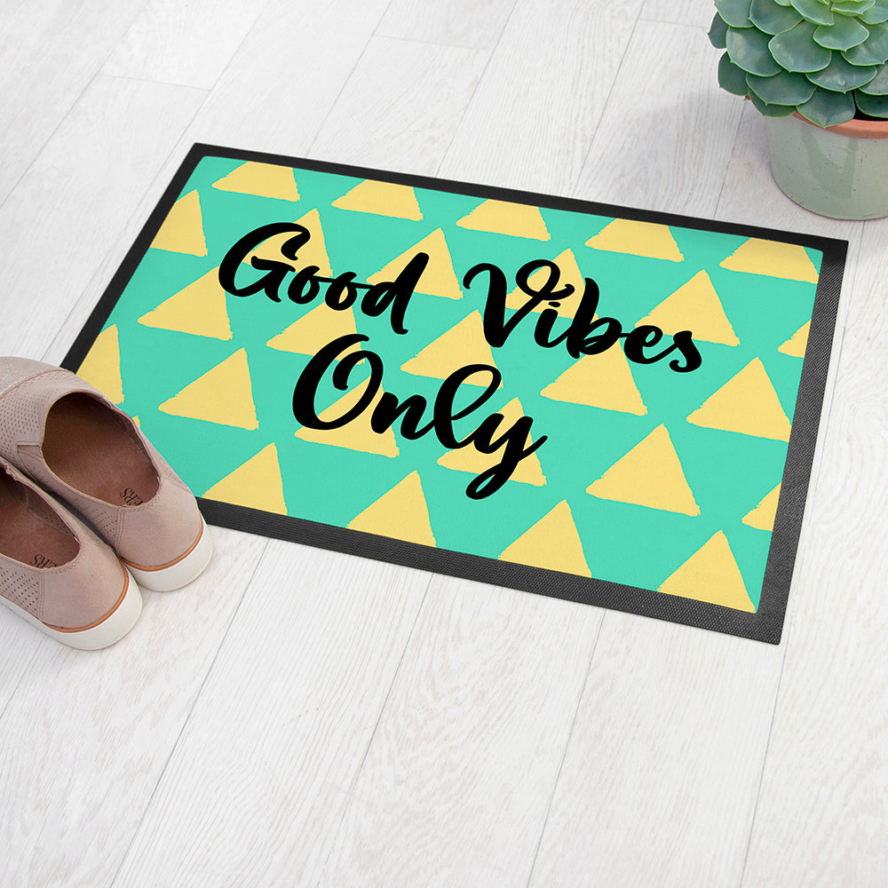Personalised Triangle Pattern Doormat: 6 - Doormats By Gift Moments