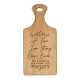 Personalised True Love Story Wooden Paddle Board: 4 - Chopping Boards By Gift Moments