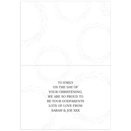 Personalised ’Truly Blessed’ Christening Card: 4 - Greeting Cards By Gift Moments