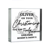 Personalised ’Truly Blessed’ Crystal Token: 4 - Crystal Tokens By Gift Moments