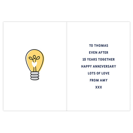 Personalised You Turn Me On Card: 3 - Greeting Cards By Gift Moments