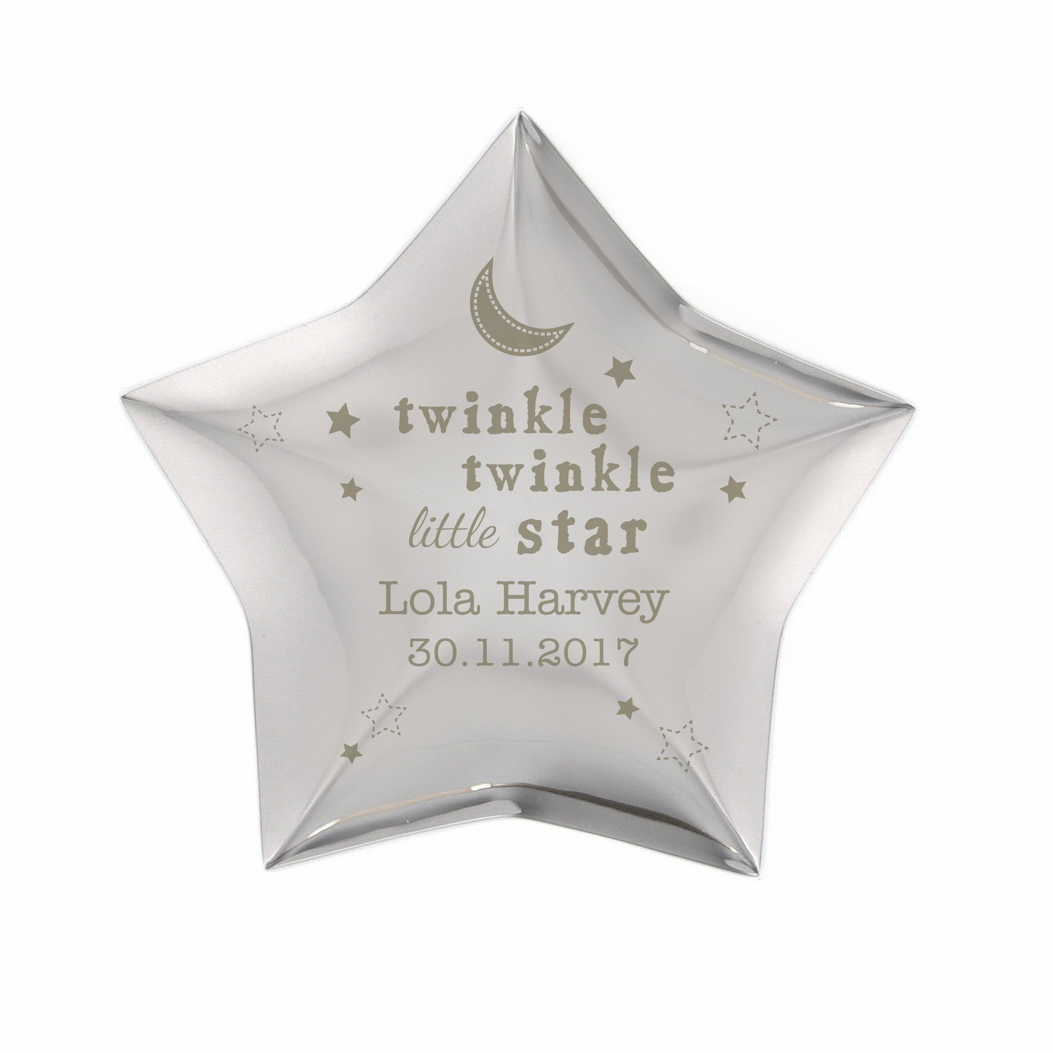 Personalised Twinkle Twinkle Star Trinket Box: 2 - Trinket Boxes By Gift Moments
