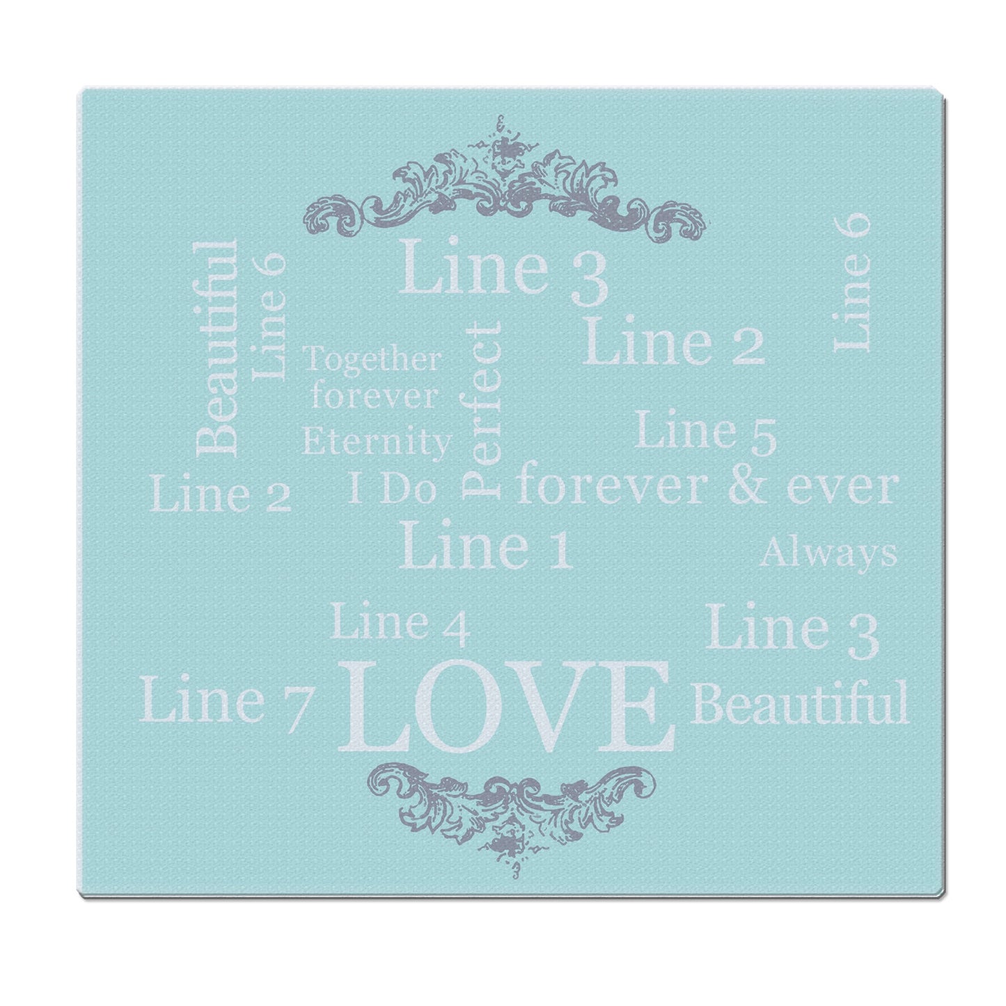 Personalised Typography Glass Chopping Board/Worktop Saver: 4 - Chopping Boards By Gift Moments