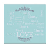 Personalised Typography Glass Chopping Board/Worktop Saver: 4 - Chopping Boards By Gift Moments