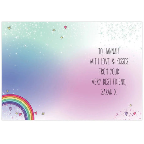 Personalised Unicorn Card: 2 - Greeting Cards By Gift Moments