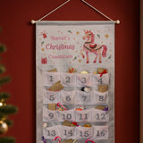 Personalised Unicorn Christmas Advent Calendar - Shop Advent Calendars At Gift Moments - 3