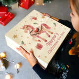 Personalised Unicorn Christmas Eve Box: 1 - Storage By Gift Moments