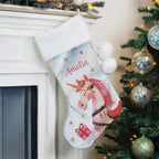 Personalised Unicorn Christmas Stocking - Shop Christmas Stockings At Gift Moments - 1