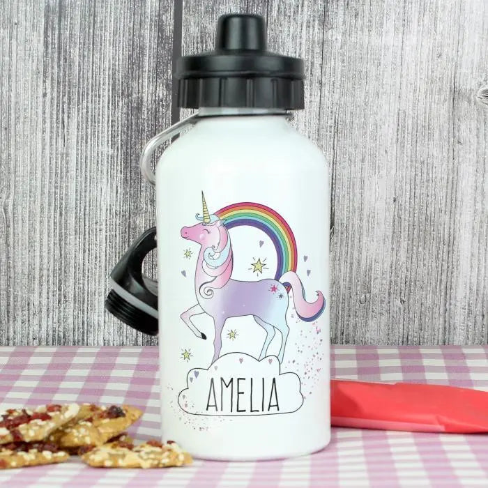 Personalised Unicorn Drinks Bottle: 1 - Kids Bottles By Gift Moments