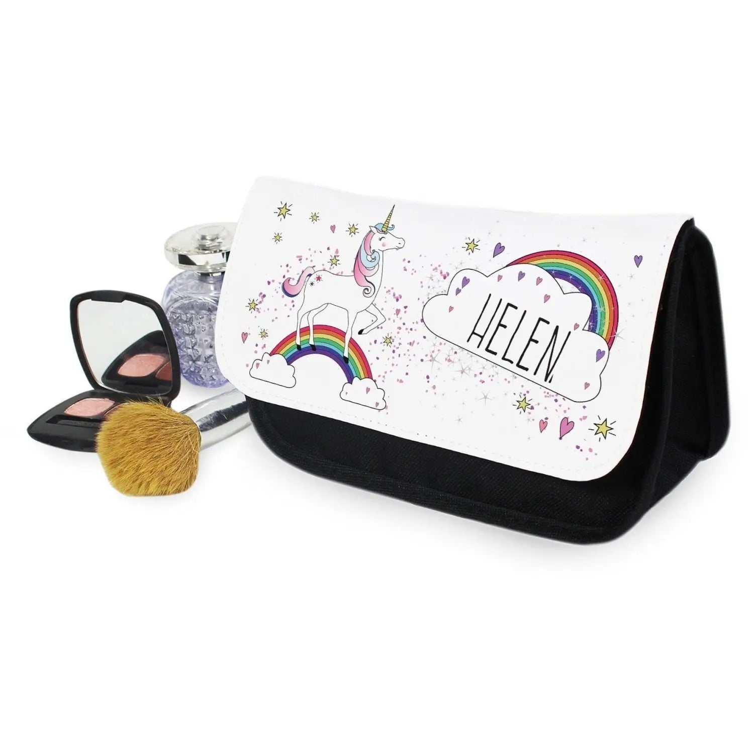 Personalised Unicorn Make Up Bag: 2 - Toiletry & Makeup Bags By Gift Moments