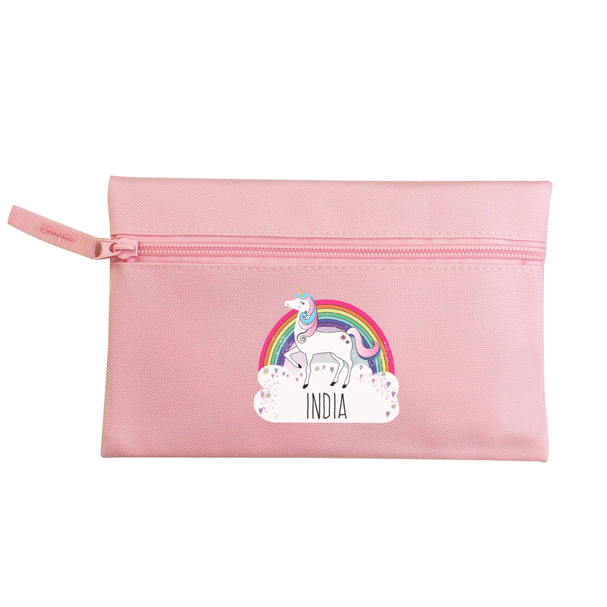 Personalised Unicorn Pink Pencil Case: 4 - Pencil Cases & Sets By Gift Moments