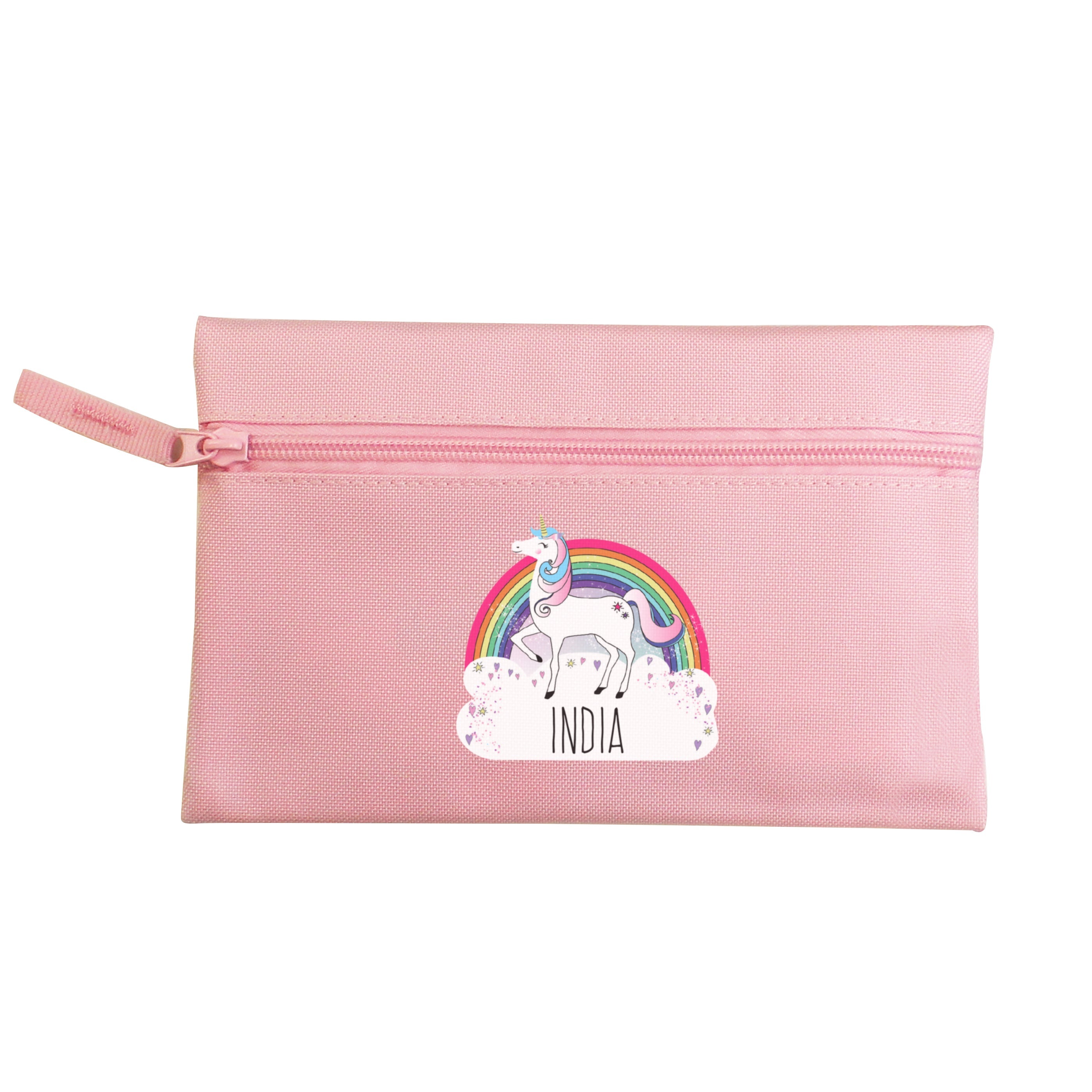 Personalised Unicorn Pink Pencil Case - Shop Pencil Cases & Sets At Gift Moments - 4