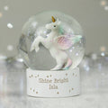 Personalised Unicorn Snow Globe - Shop Snow Globes At Gift Moments - 1