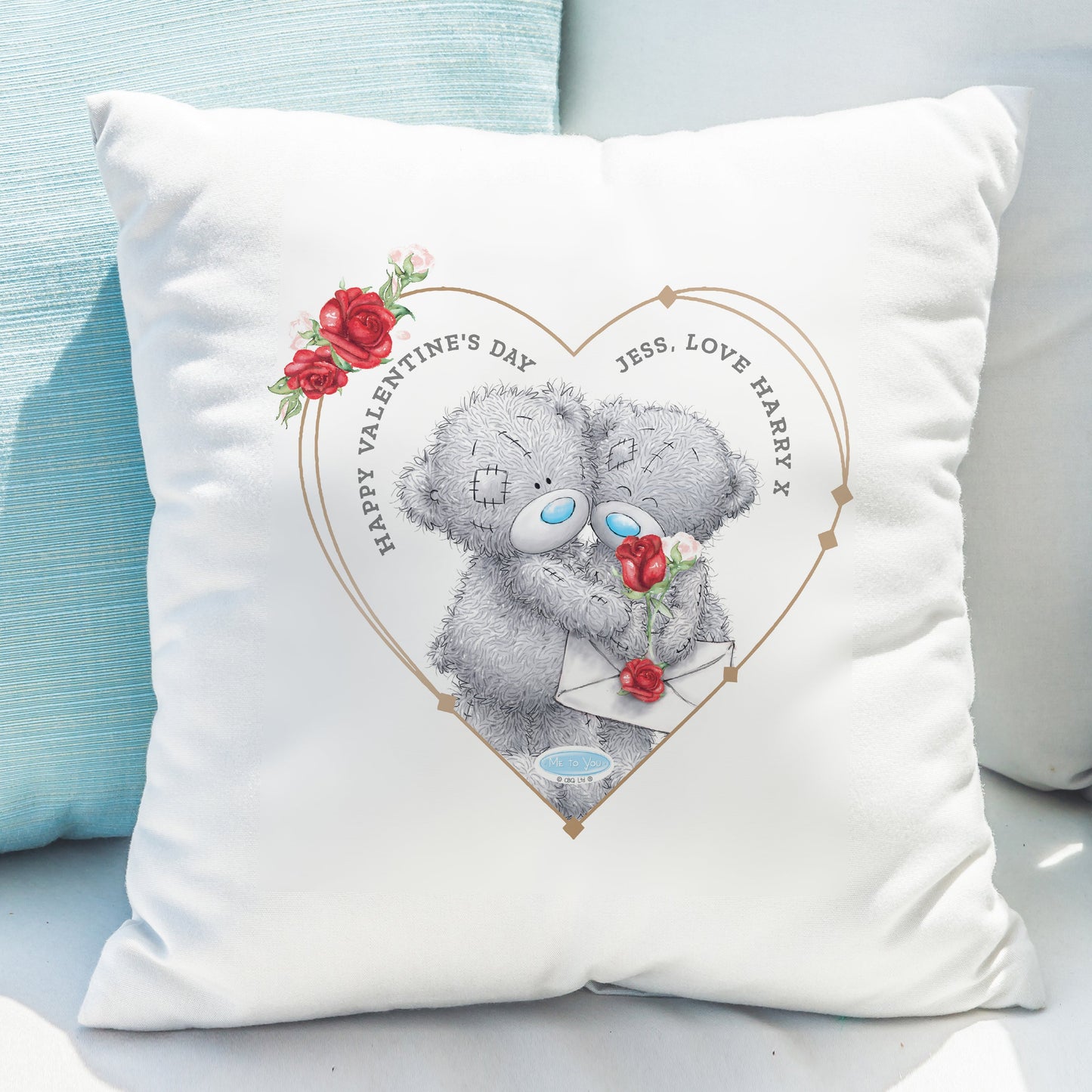 Personalised Me to You Valentine Cushion: 1 - Cushions