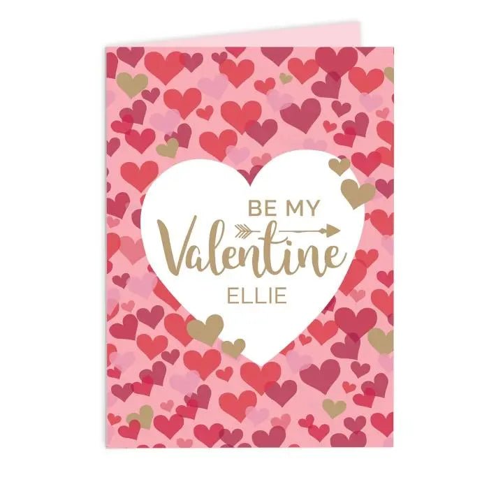 Personalised Valentine’s Day Confetti Hearts Card: 3 - Greeting Cards By Gift Moments