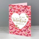 Personalised Valentine’s Day Confetti Hearts Card: 2 - Greeting Cards By Gift Moments