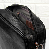 Personalised Black Vegan Leather Crossbody Bag: 6 - Bags & Purses By Gift Moments