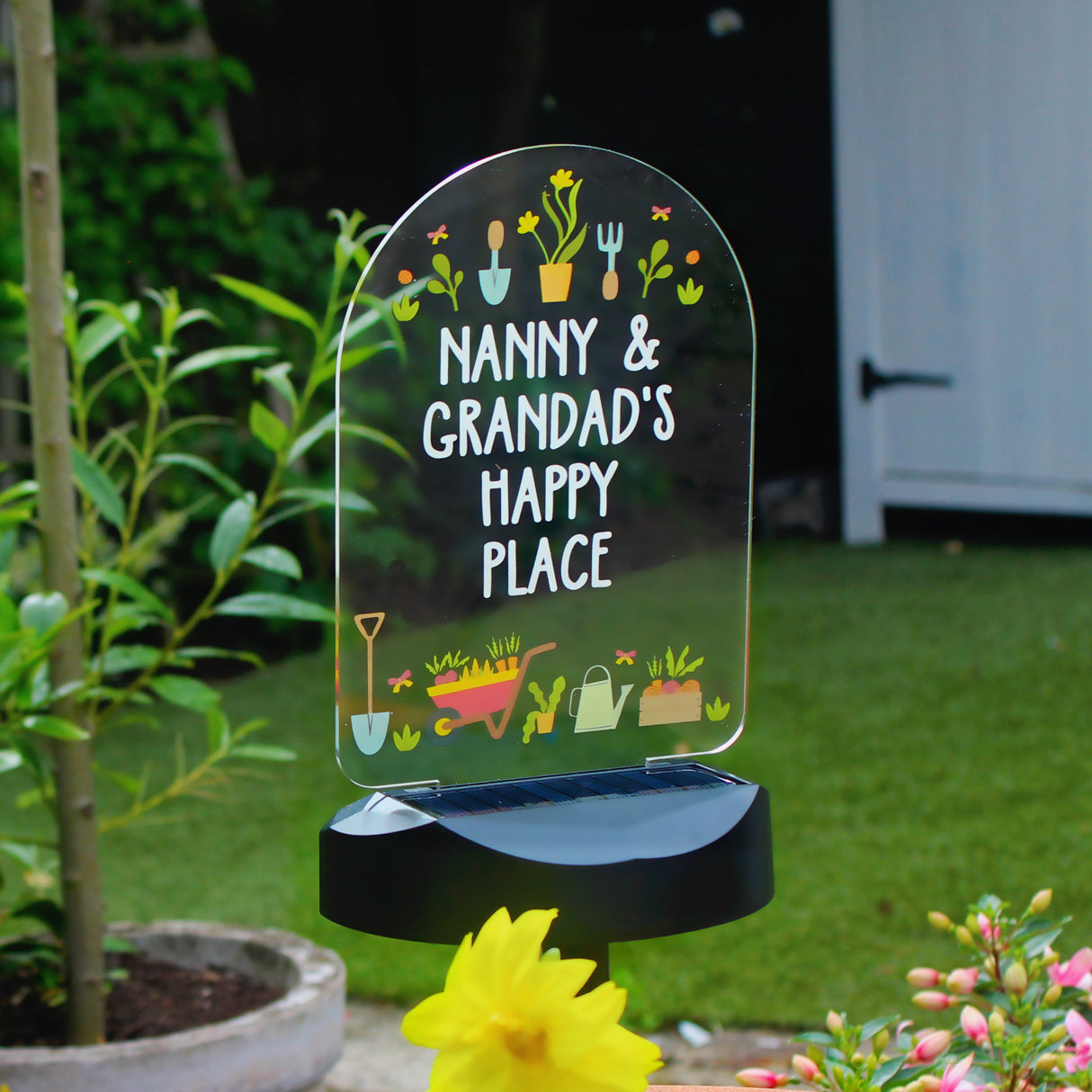Personalised Vegetable Patch Outdoor Solar Light: 1 - Solar Lights By Gift Moments
