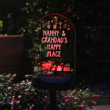 Personalised Vegetable Patch Outdoor Solar Light: 8 - Solar Lights By Gift Moments