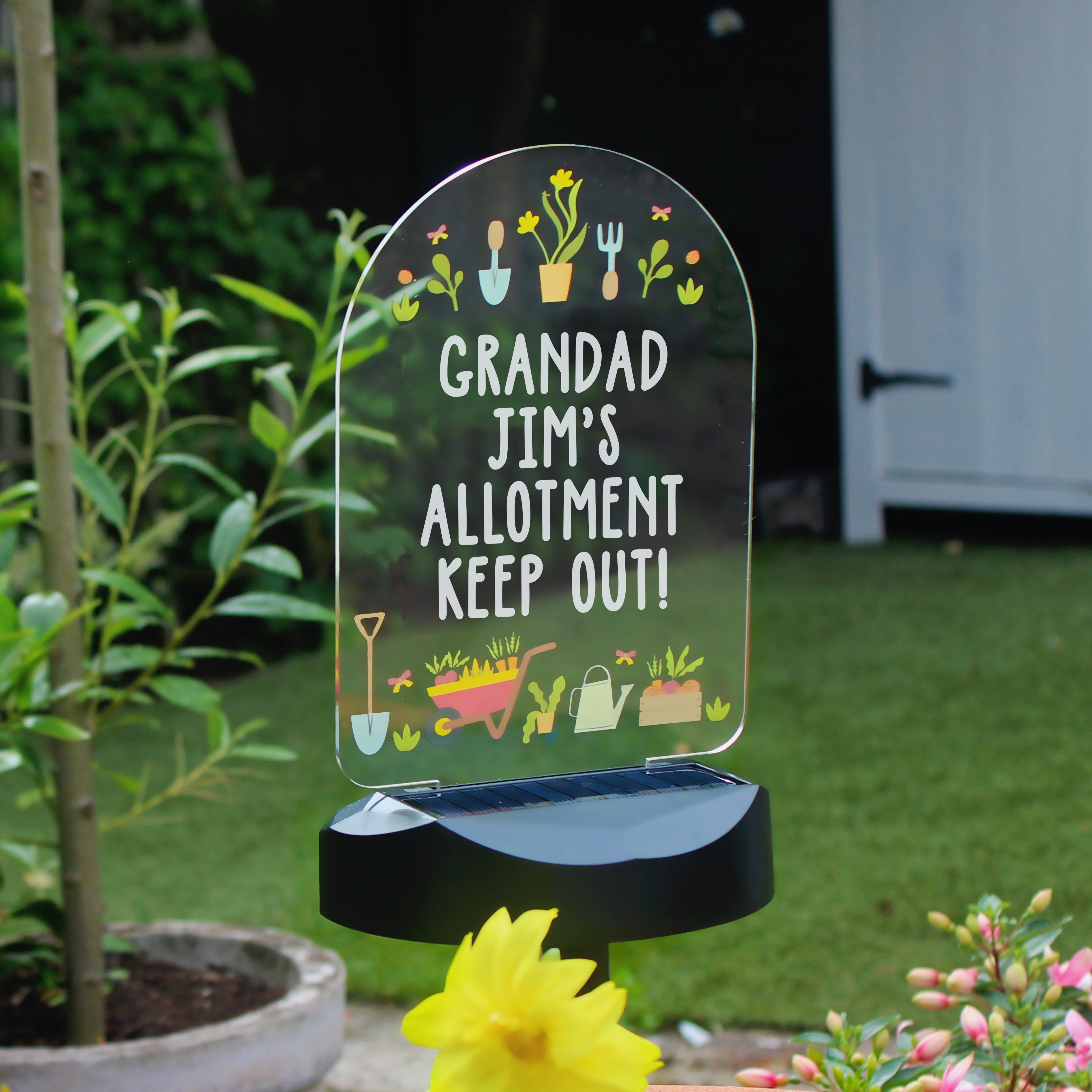 Personalised Vegetable Patch Outdoor Solar Light - Shop Solar Lights At Gift Moments - 4