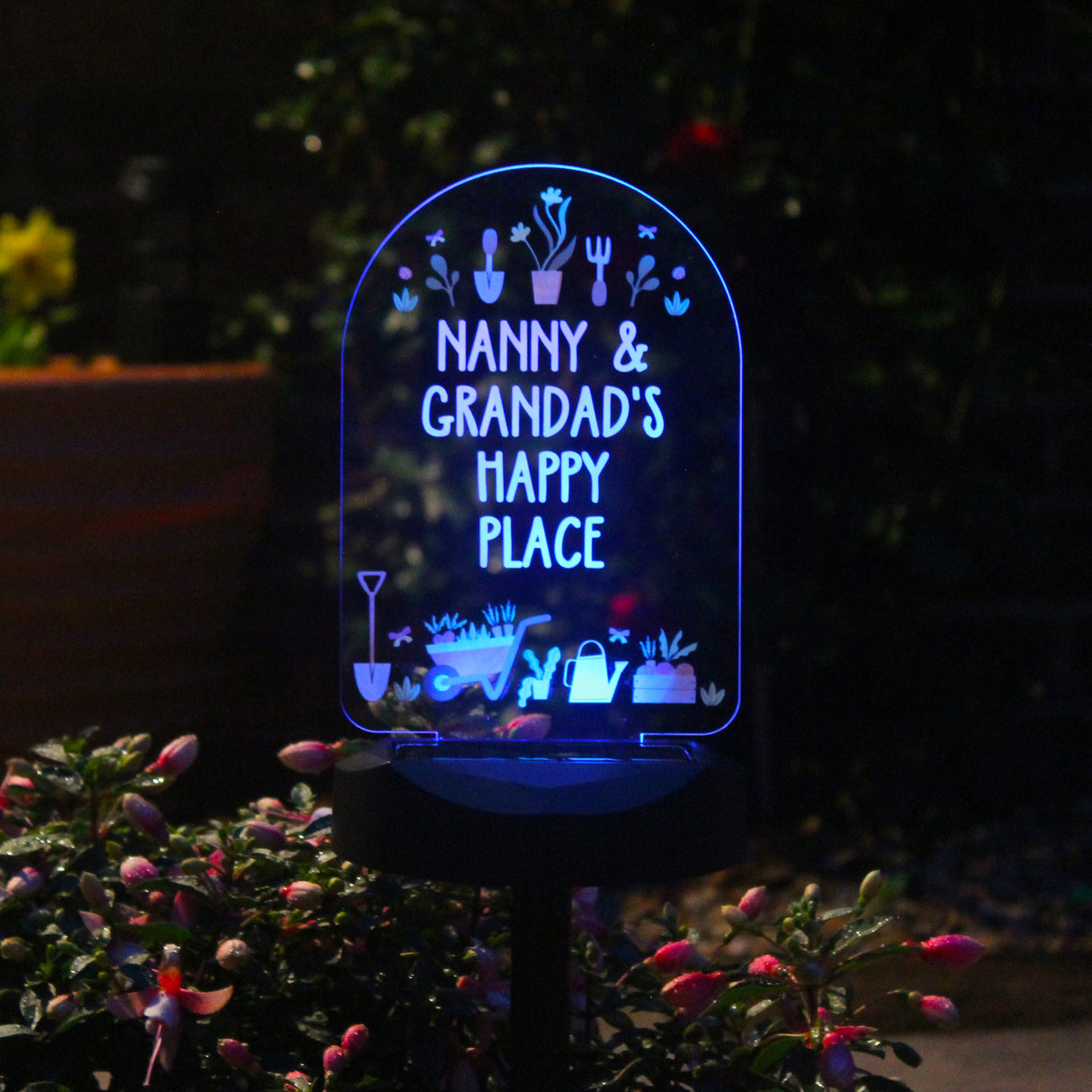 Personalised Vegetable Patch Outdoor Solar Light: 7 - Solar Lights By Gift Moments