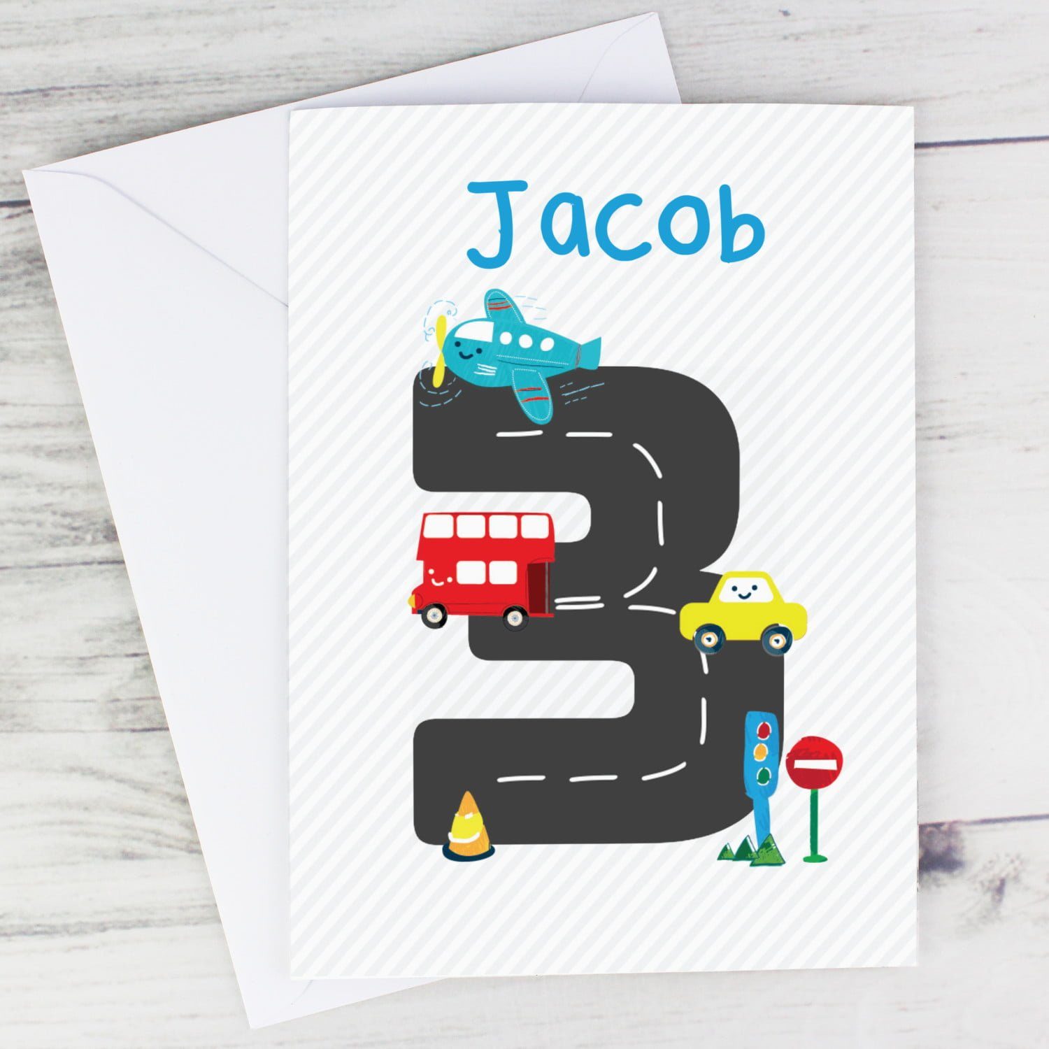 Personalised Vehicles Birthday Card - Shop Greeting Cards At Gift Moments - 1
